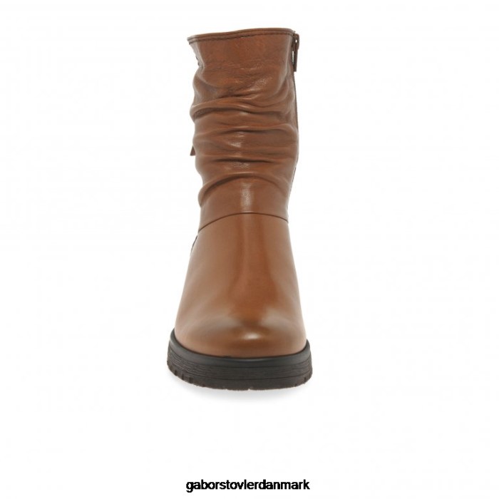 Gabor Kvinder zola biker støvler 4T2H6334 fodtøj cognac