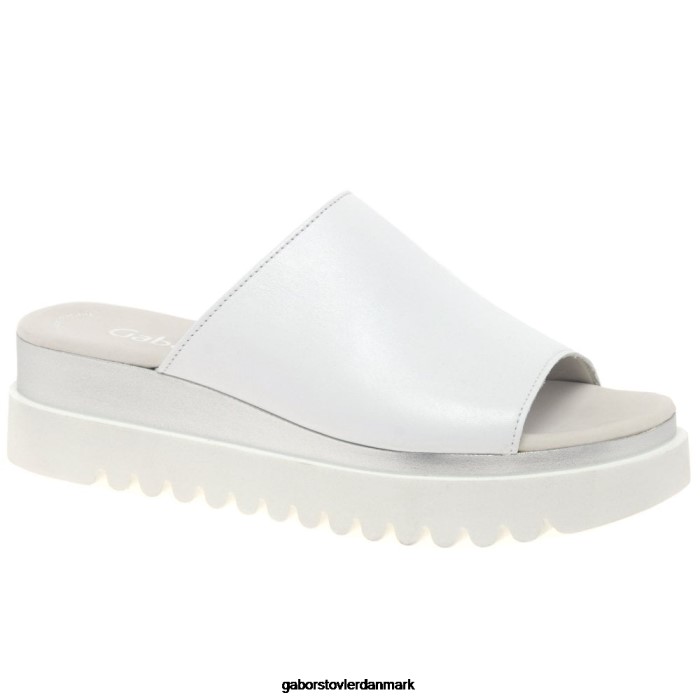Gabor Kvinder emily-rose platform muldyr 4T2H6175 fodtøj hvid