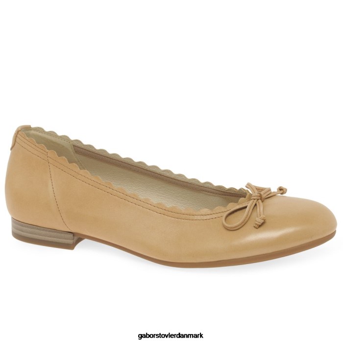 Gabor Kvinder conchita ballet pumps 4T2H627 fodtøj jordnøddelæder