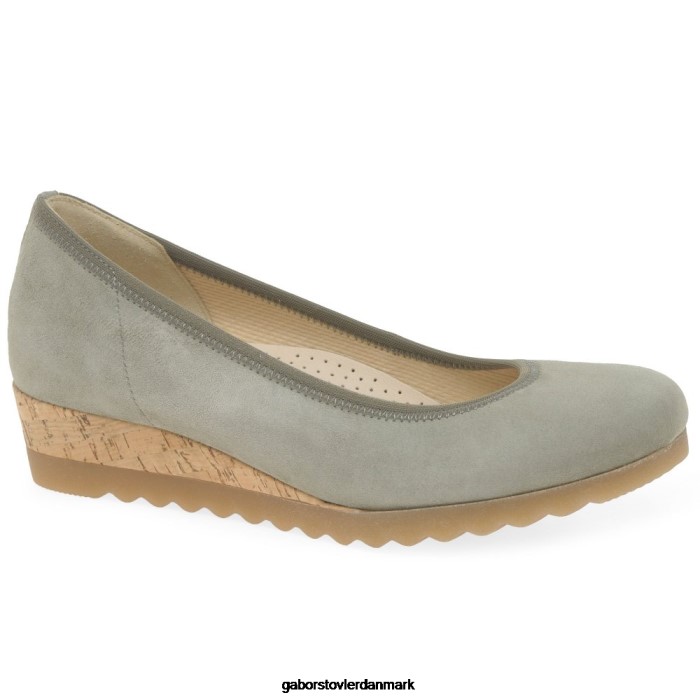 Gabor Kvinder epworth sko med lav kilehæl 4T2H6316 fodtøj skilf ruskind