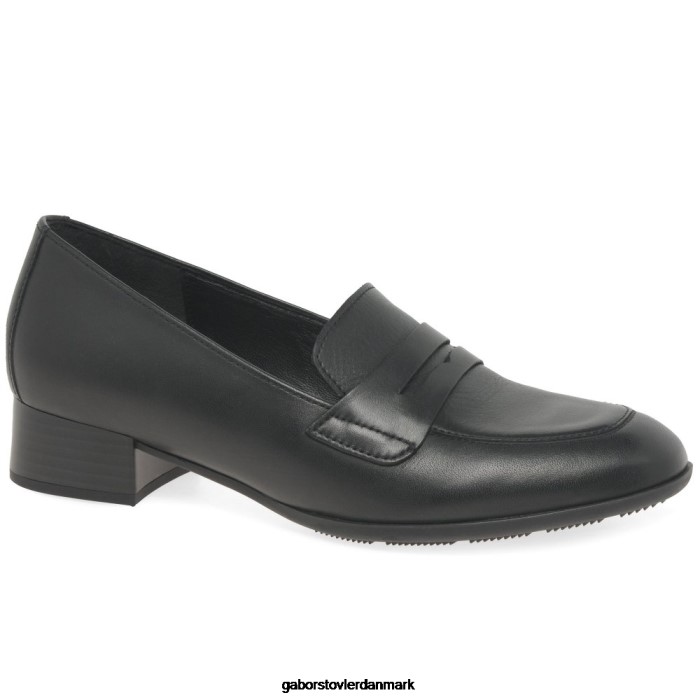 Gabor Kvinder højre penny loafers 4T2H6322 fodtøj sort