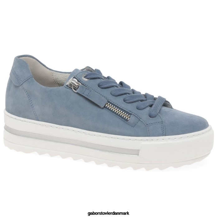 Gabor Kvinder lyng casual sneakers 4T2H6325 fodtøj nautisk ruskind