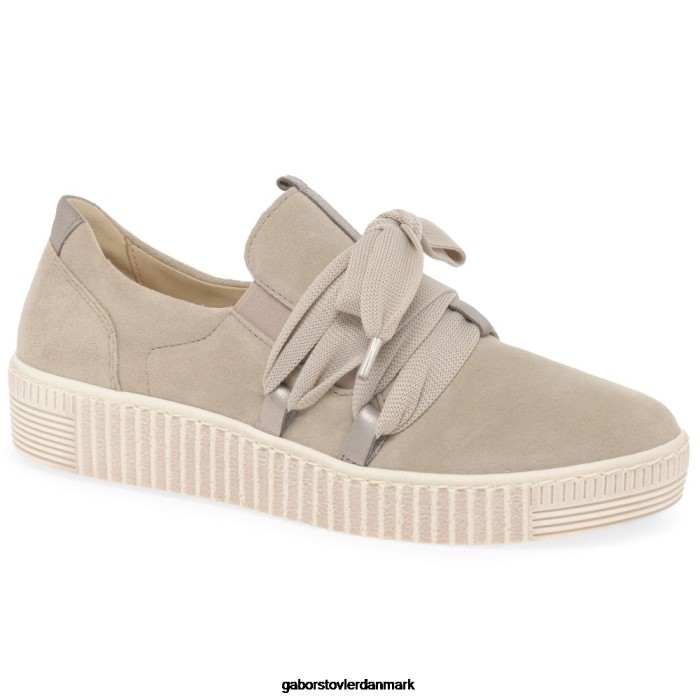 Gabor Kvinder vals fritidssko 4T2H6126 fodtøj silke ruskind/muskel
