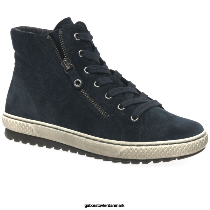Gabor Kvinder bulner afslappede ankelstøvler 4T2H6182 fodtøj marine ruskind