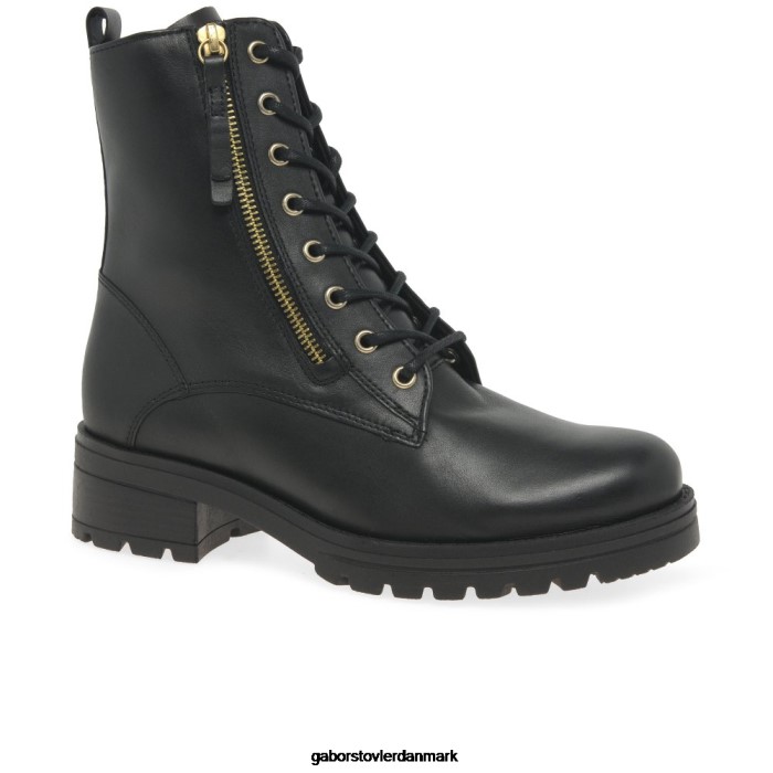 Gabor Kvinder tjene biker støvler 4T2H6253 fodtøj sort