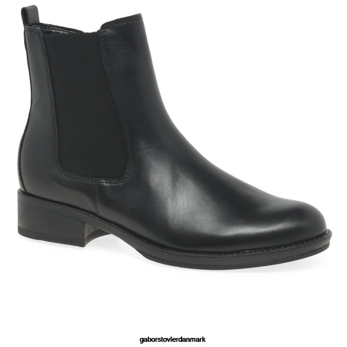 Gabor Kvinder adair chelsea støvler 4T2H6258 fodtøj sort
